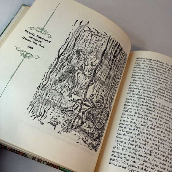 Twenty Thousand Leagues Under the Sea Jules Verne Illustrated Kurt Wiese Book - Picture 10 of 16